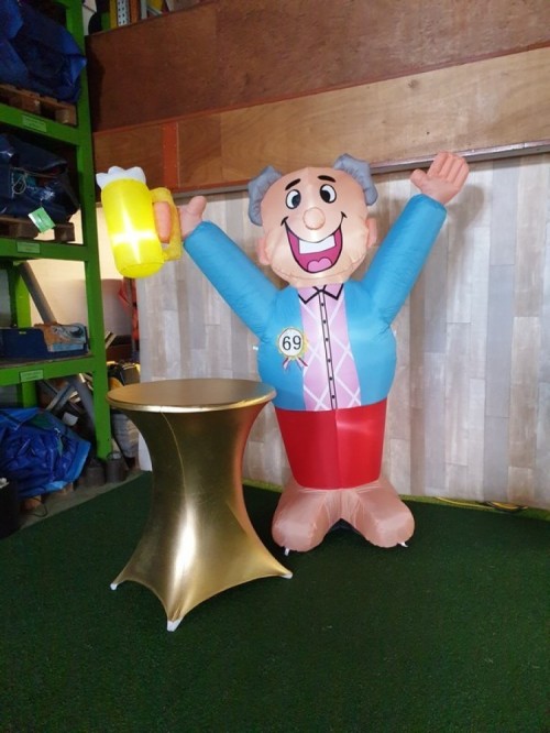 Statafelrok slimfit - Goud 